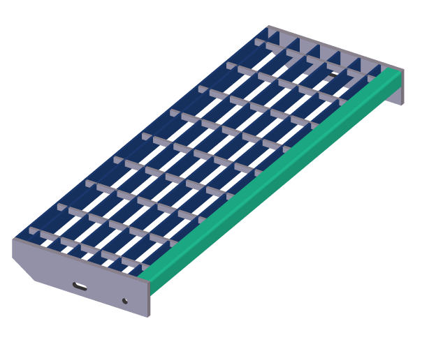 Press Locked Grating Treads