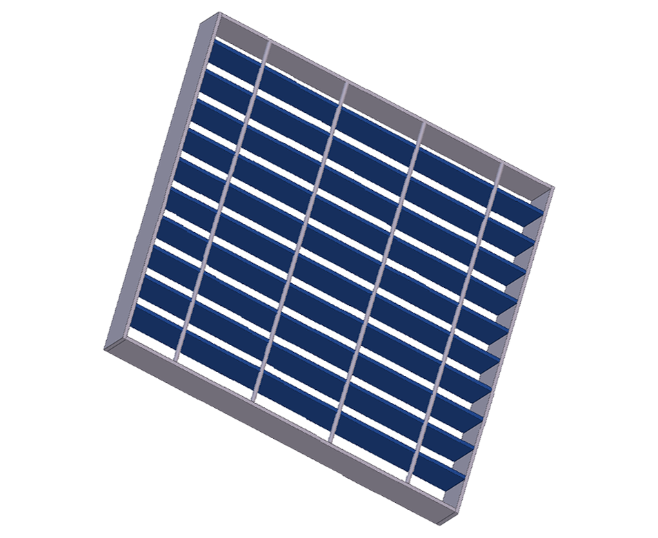 Press locked Grating
